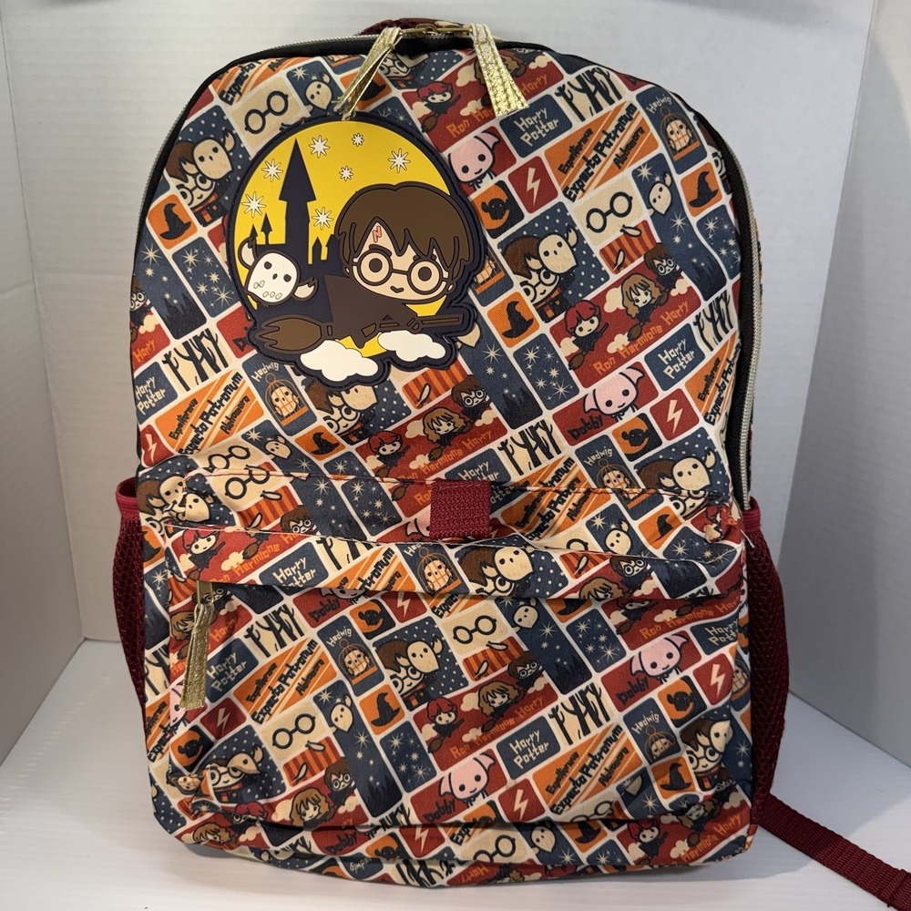 Harry Potter Accessory Innovations Backpack Wizarding World Magic Bag 16" EUC